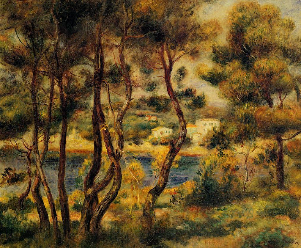 Cape Saint Jean - Pierre-Auguste Renoir painting on canvas